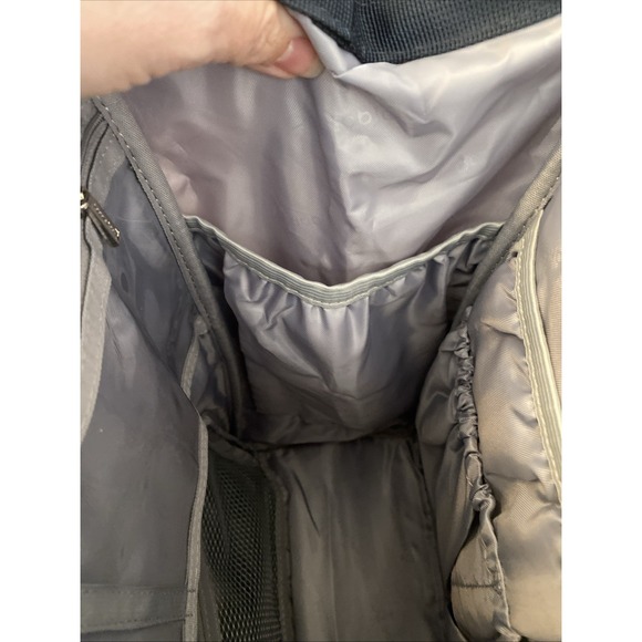 BabbleRoo Diaper Bag Backpack Grey/Blue w/Pacifier case/Changing Pad NEW - Picture 16 of 16